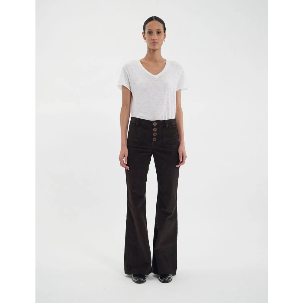 Ines De La Fressange Paris Charlotte Pants Brown Dames