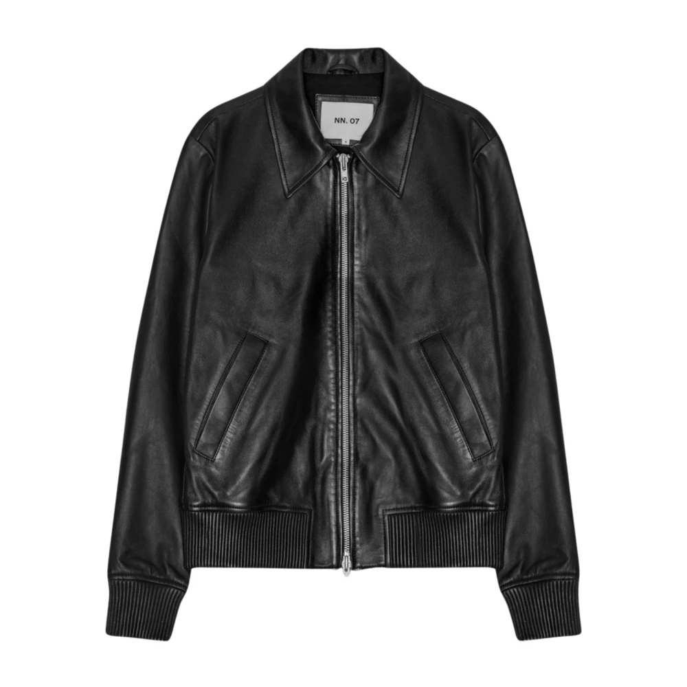 Nn07 Stijlvol Zwart Leren Motorjack Black Heren