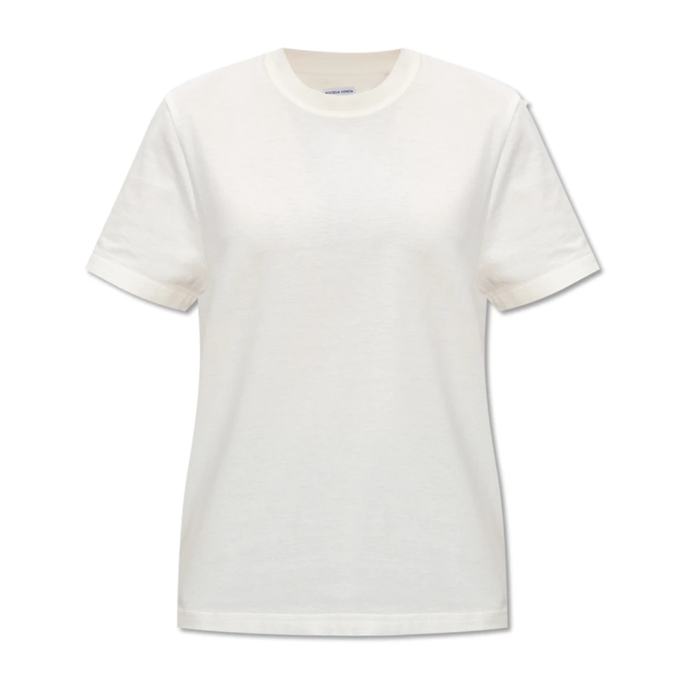 Bottega Veneta Katoenen T-shirt White Dames
