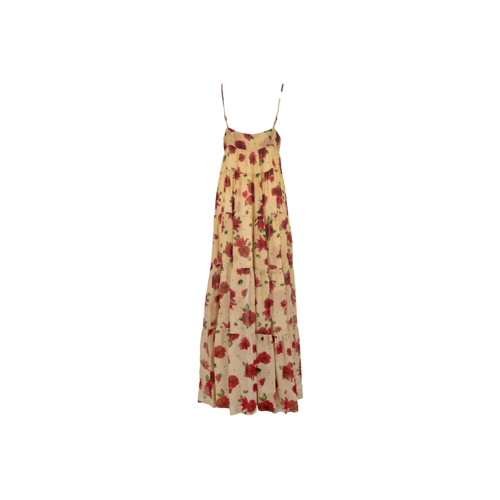 Aniye By Bloemenjurk zonder mouwen Yellow Dames