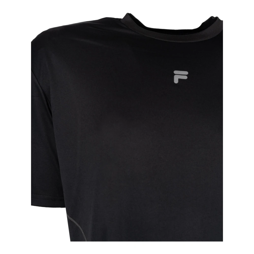 Fila Klassiek Ronde Hals T-Shirt Black Heren