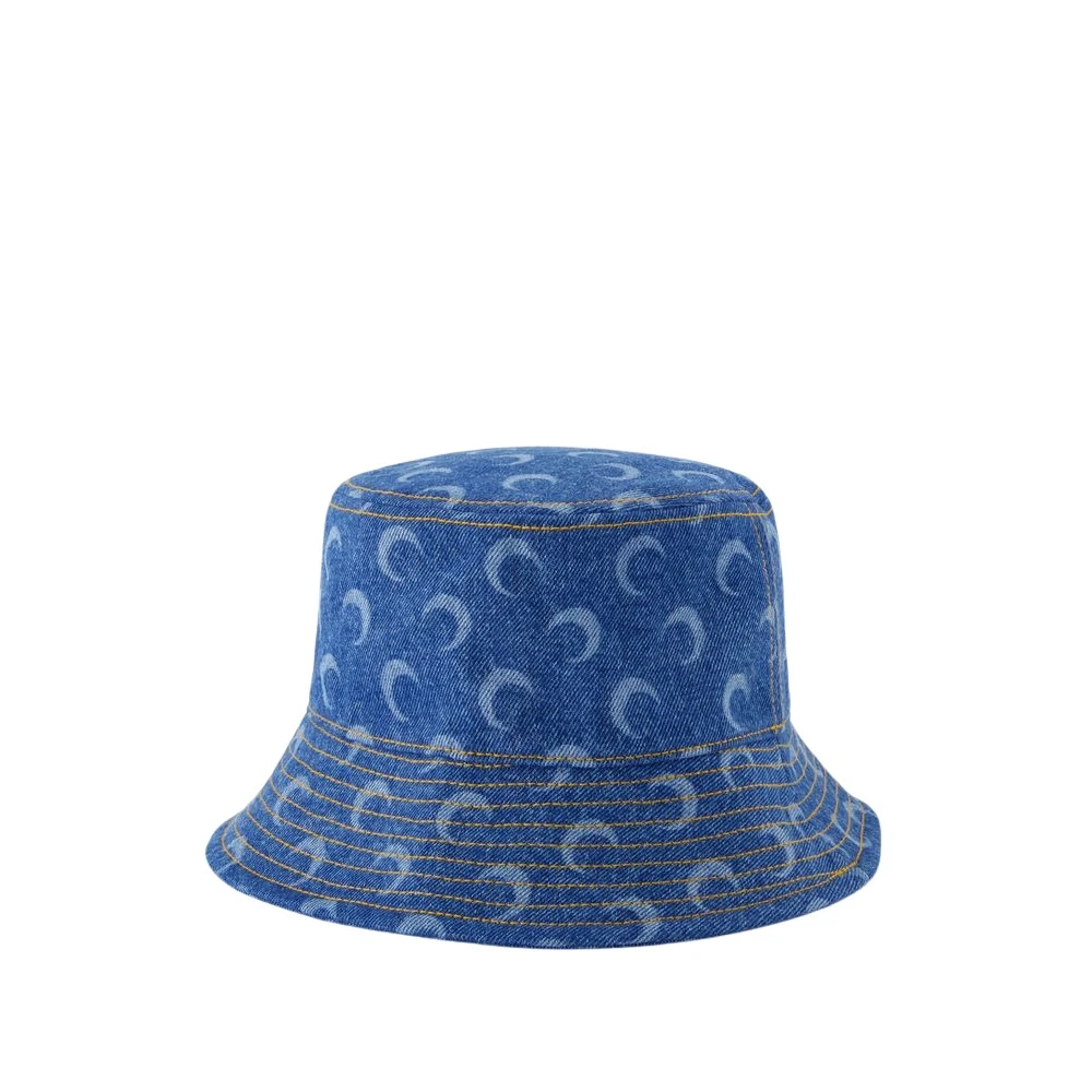 Marine Serre Blauwe Moon Laser Bucket Hat Blue Dames
