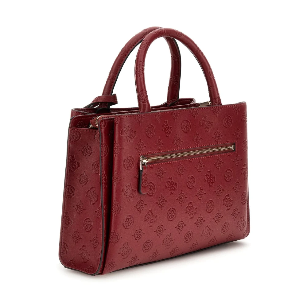 Guess Stijlvolle Schoudertas Claret Satin Red Dames