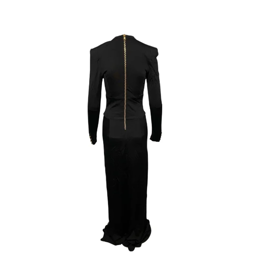 Balmain Pre-owned Fabric dresses Black Dames