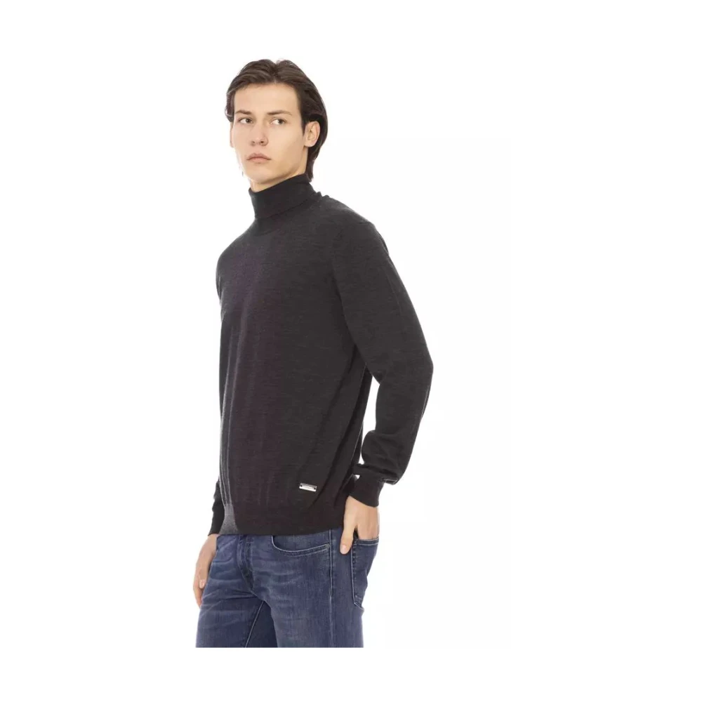 Baldinini Turtleneck Trui Brown Heren