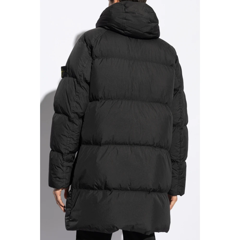 Stone Island Donsjas Black Heren