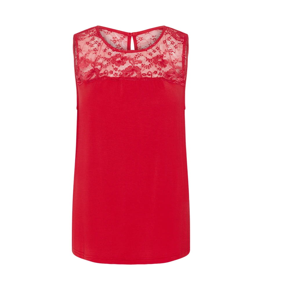 Tops > Sleeveless Tops - - Cream - Modalova
