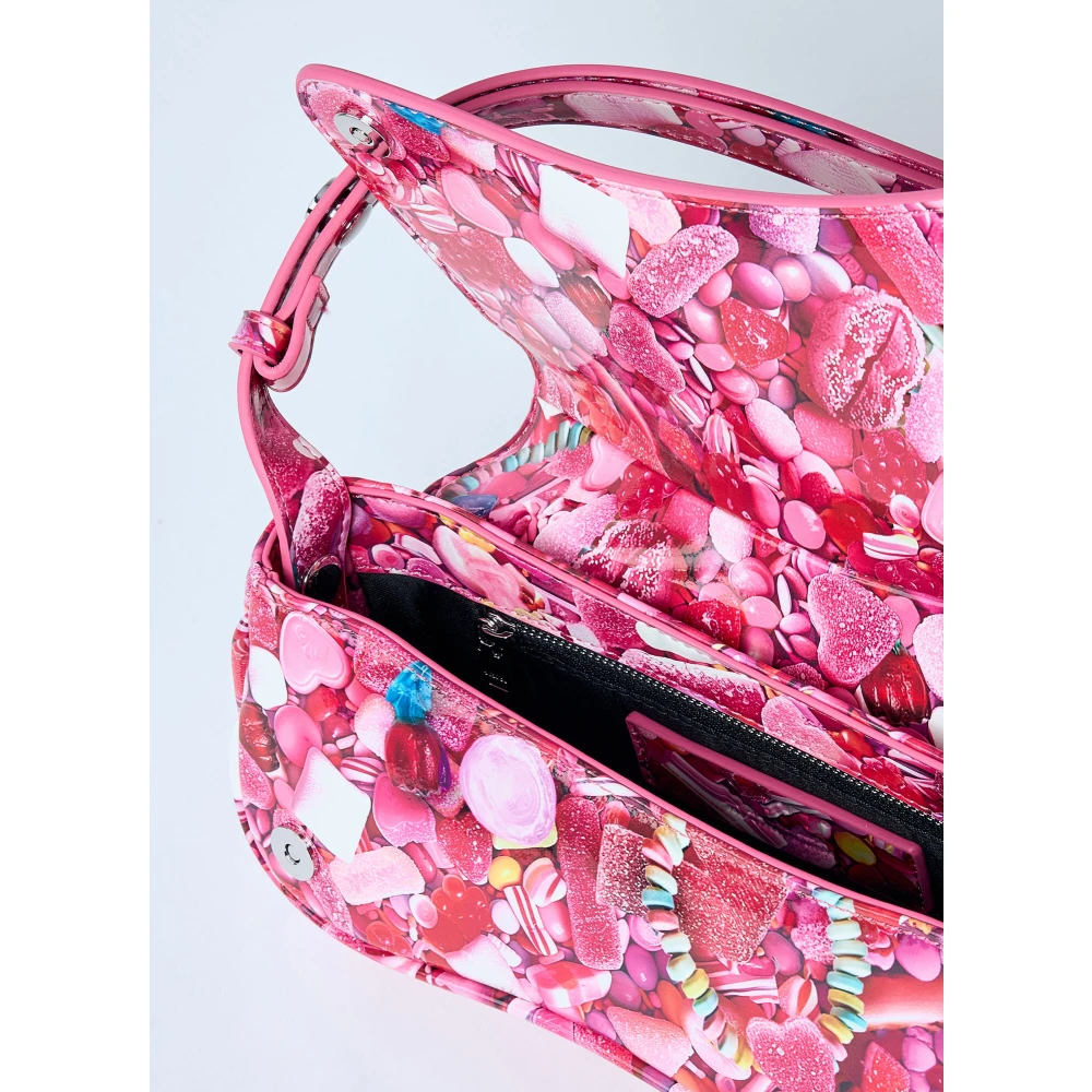 Diesel Schoudertas met Grafische Print Pink Dames