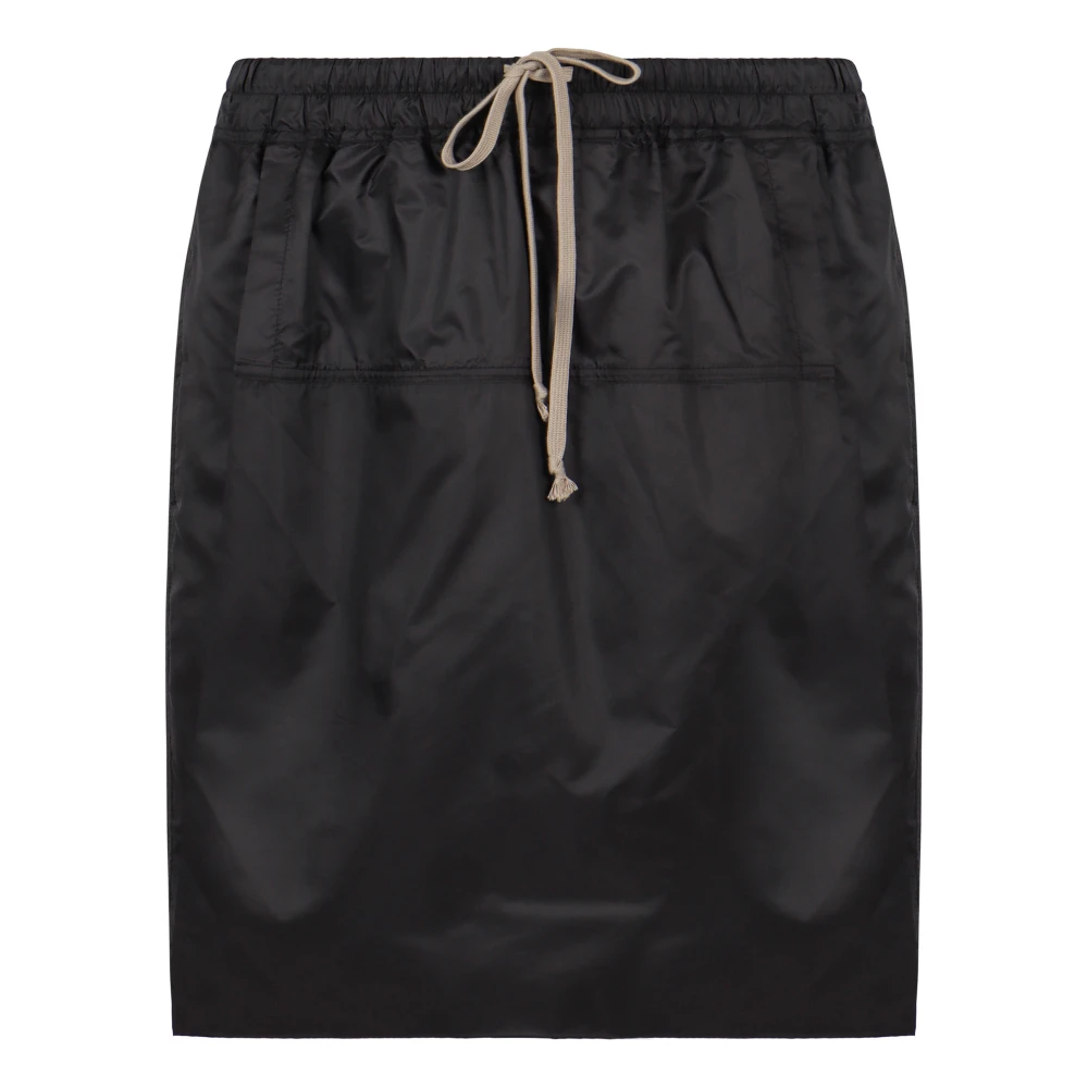 Rick Owens Women's Black Short Skirts, S, Kiltshorts Skort