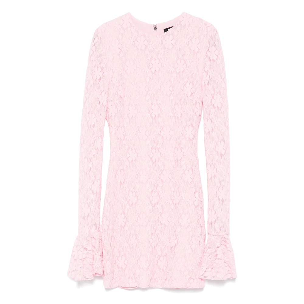 Rotate Birger Christensen Roze Rotate Jurk met Verborgen Sluiting Pink Dames