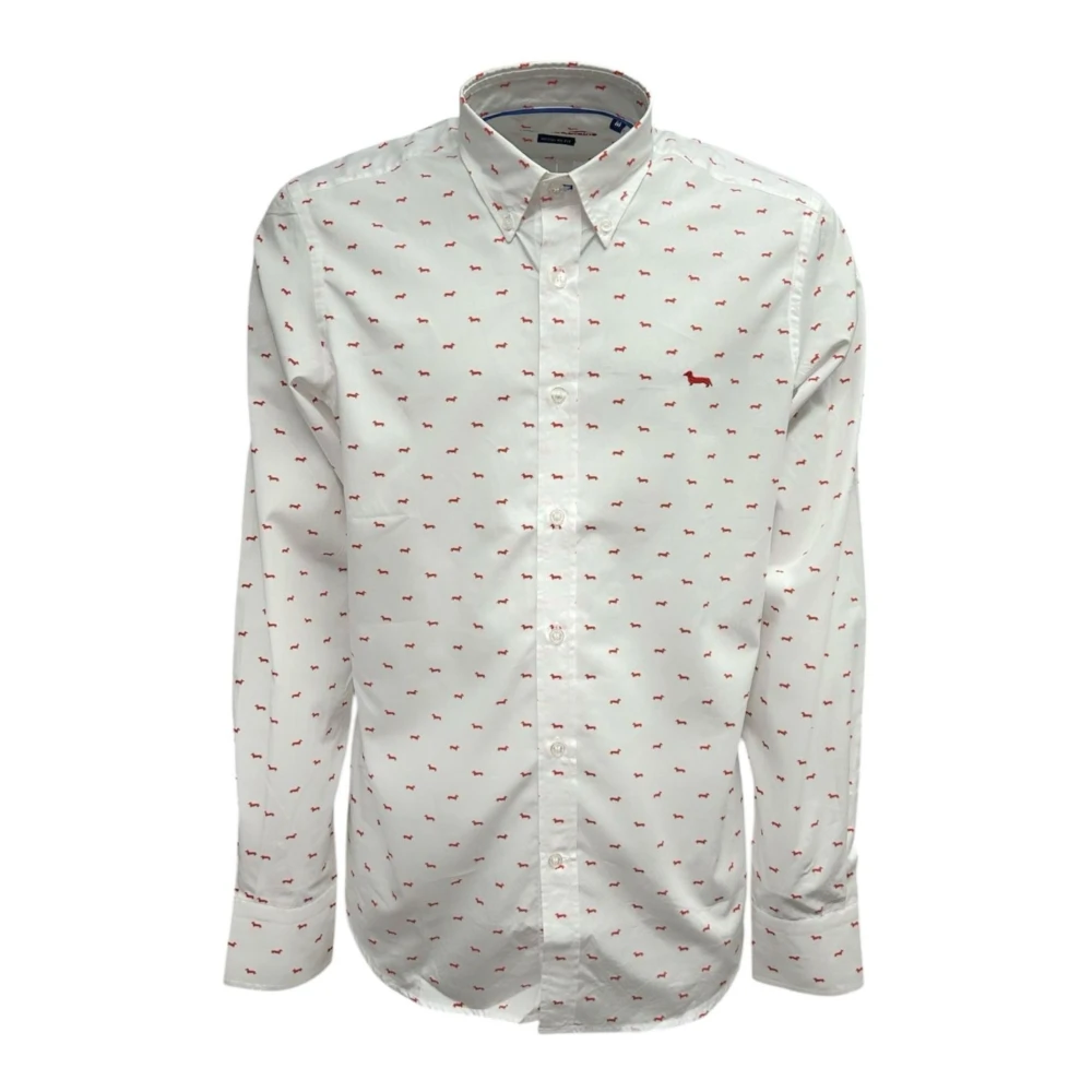 Harmont & Blaine Men's White Casual Shirts, Xs, Crn001s06912m400