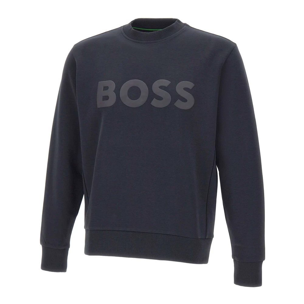 Hugo Men's Blue Sweatshirts, Xl, Salbo Sweatshirt