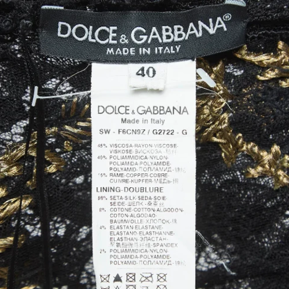 Dolce & Gabbana Pre-owned Lace dresses Multicolor Dames