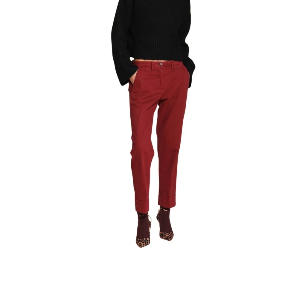 Mason's Donna Rosso Pantaloni, 2XS, New,