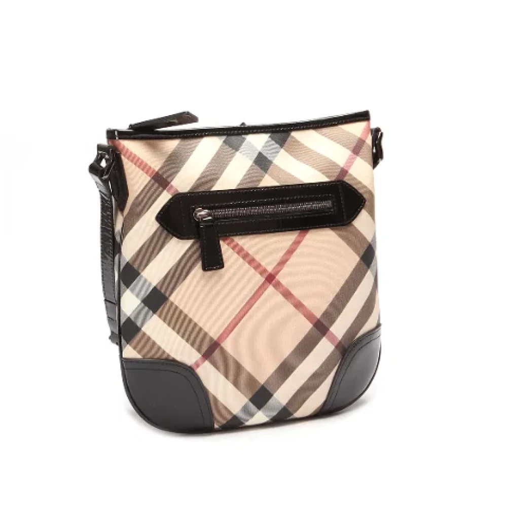Burberry Vintage Pre-owned Canvas crossbody-bags Multicolor Dames