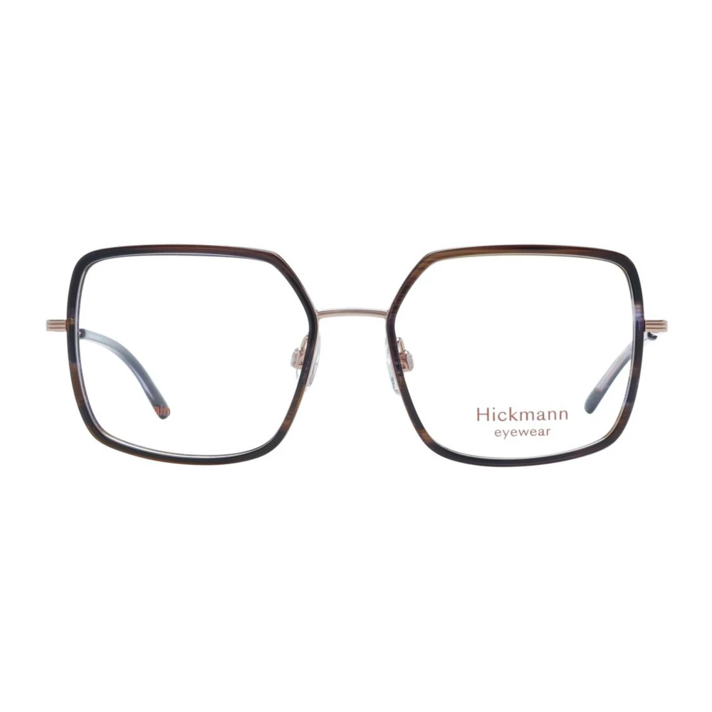 Ana Hickmann Bruine Metalen Vierkante Optische Frames voor Vrouwen Brown Dames