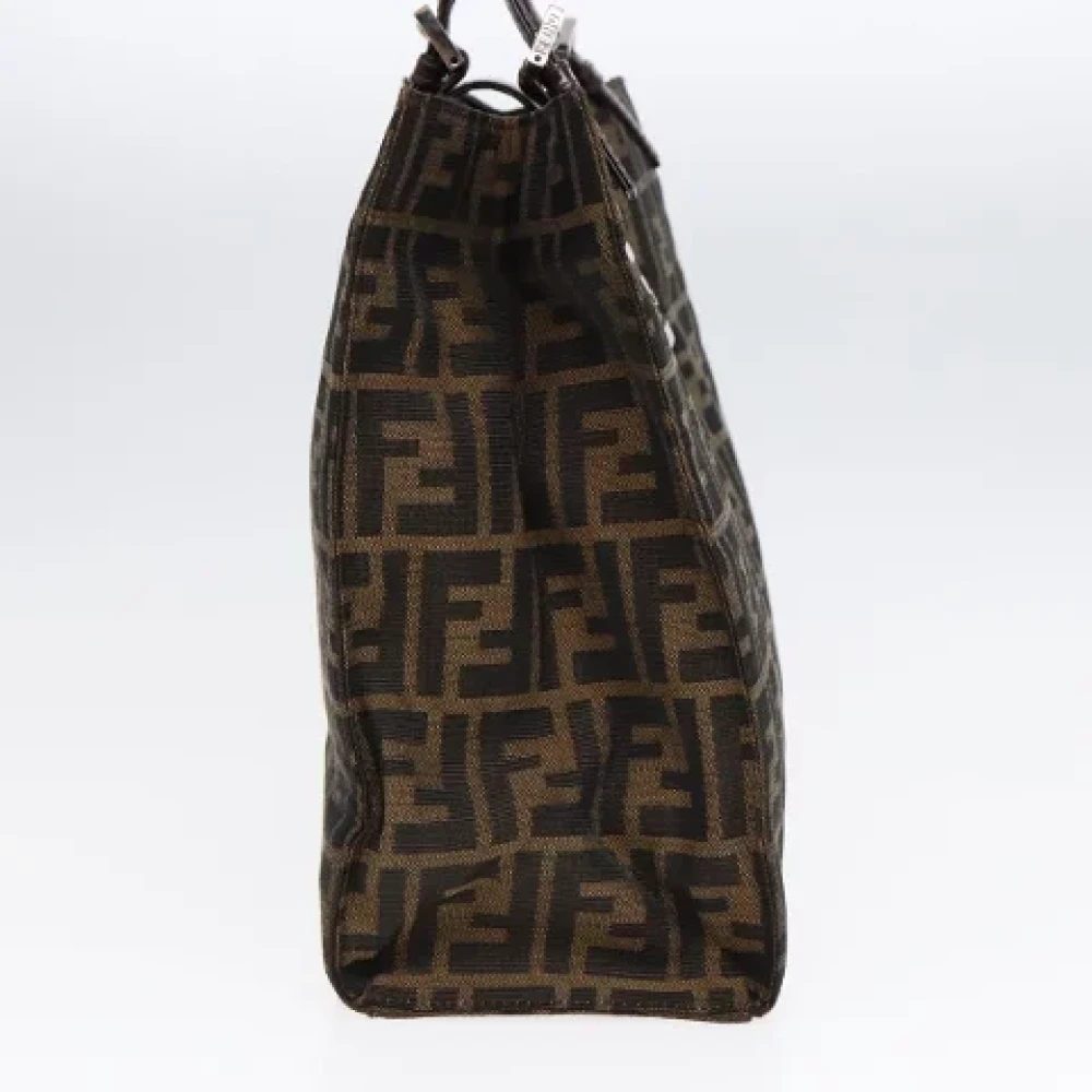Fendi Vintage Pre-owned Canvas fendi-bags Brown Dames