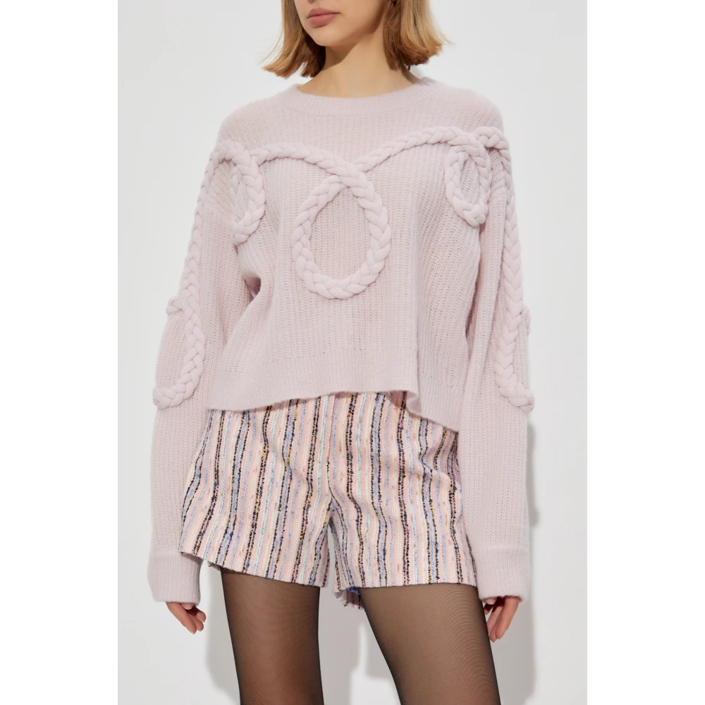 Munthe Trui met stiksels Pink Dames
