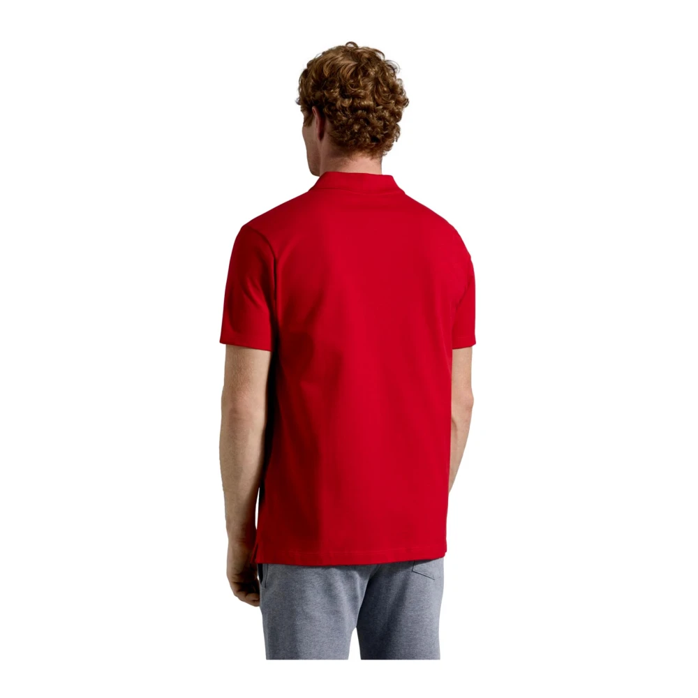 PAUL & SHARK Organisch Katoenen Polo Shirt in Rood Red Heren