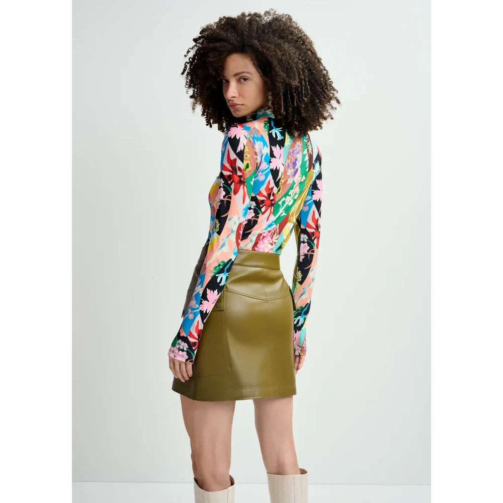Essentiel Antwerp Gedrukte Top Golobo O Multicolor Dames