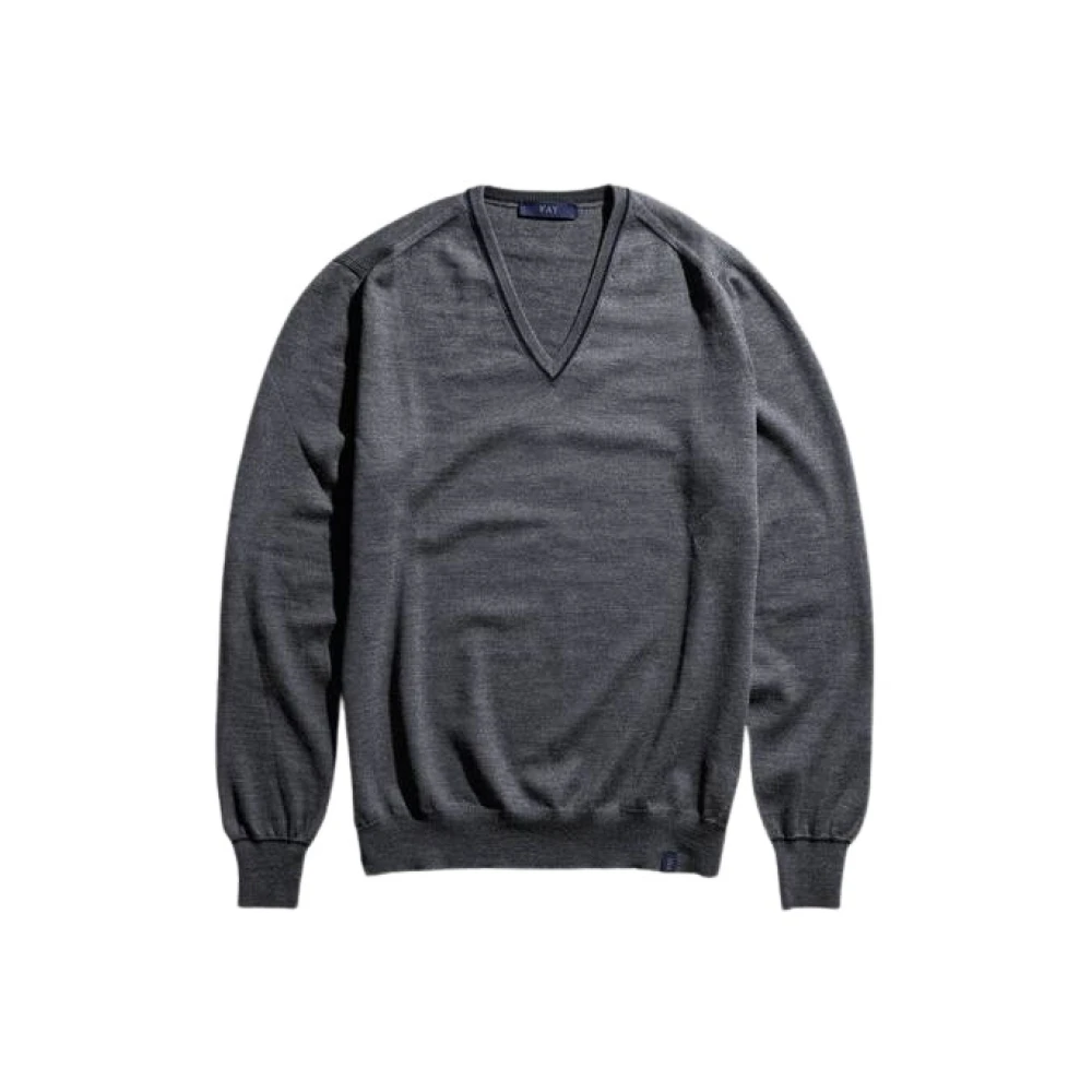 Knitwear > V-neck Knitwear - - Fay - Modalova