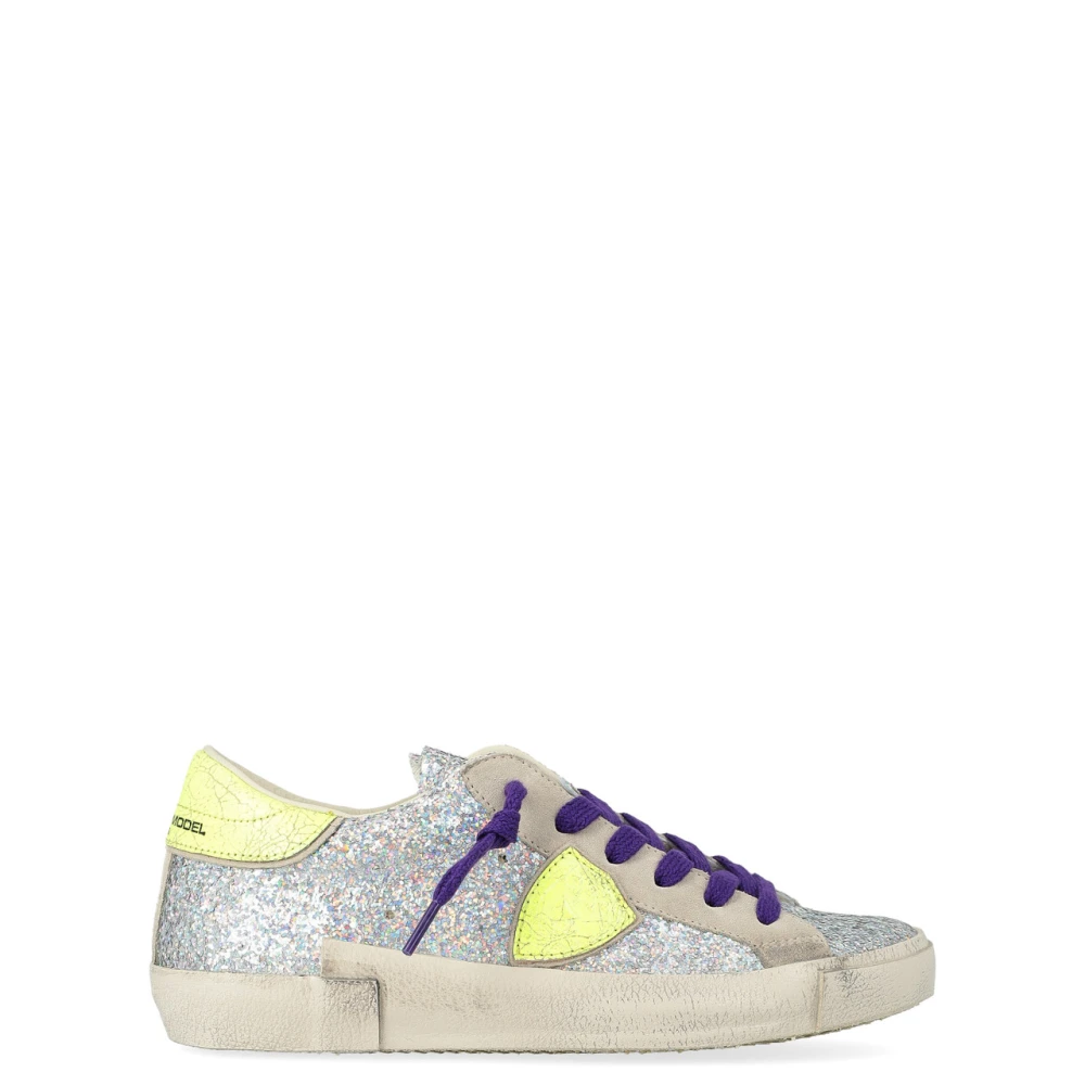 Philippe Model Women's Gray Prsx Sneaker - Sneakers - 4 Uk - Shoes