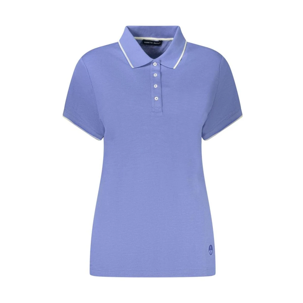 North Sails Short Sleeve Polo Shirt - Female - Polo Shirts - Blue - L - Tops