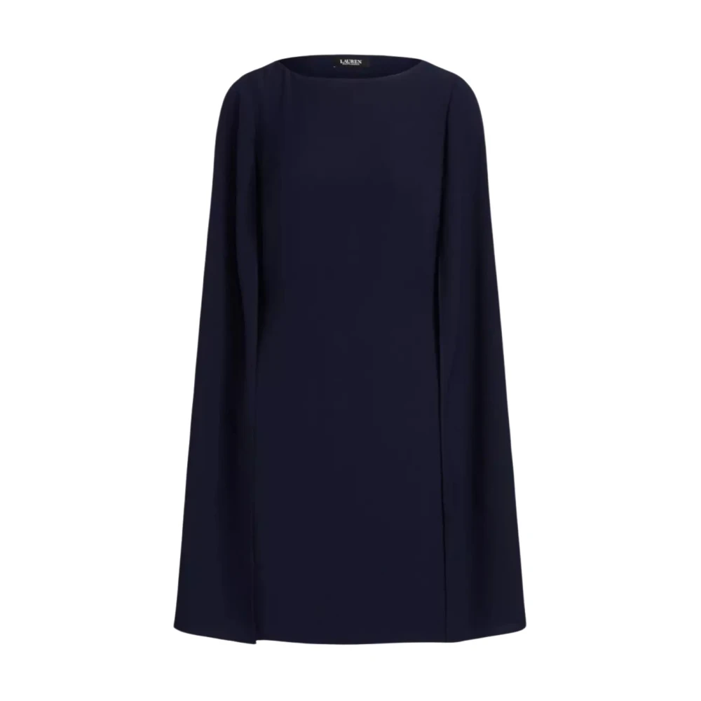 Ralph Lauren Marineblauwe Mini Jurk Blue Dames