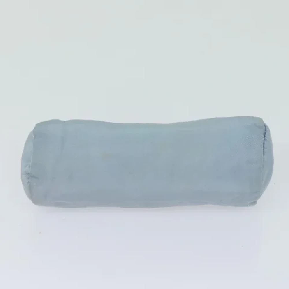 Prada Vintage Pre-owned Nylon pouches Blue Dames
