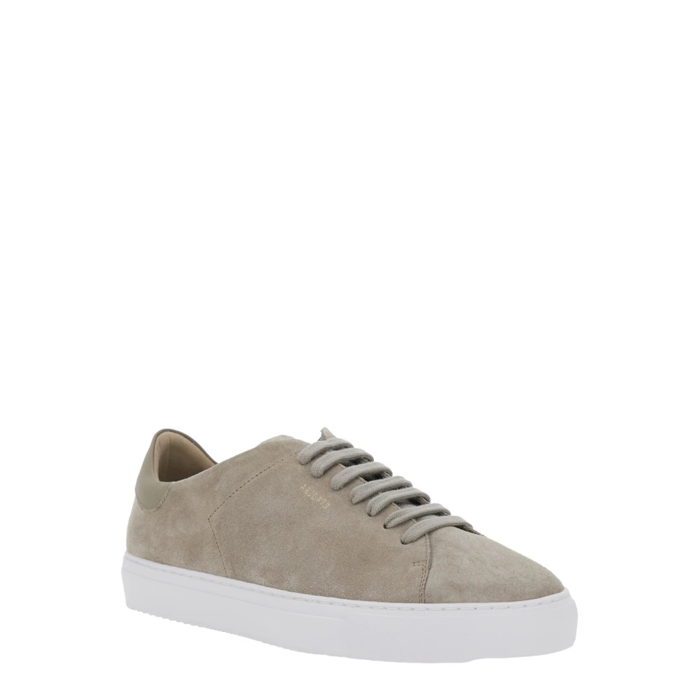 Axel Arigato Clean 90 Beige Sneakers met Zijlogo Beige Heren