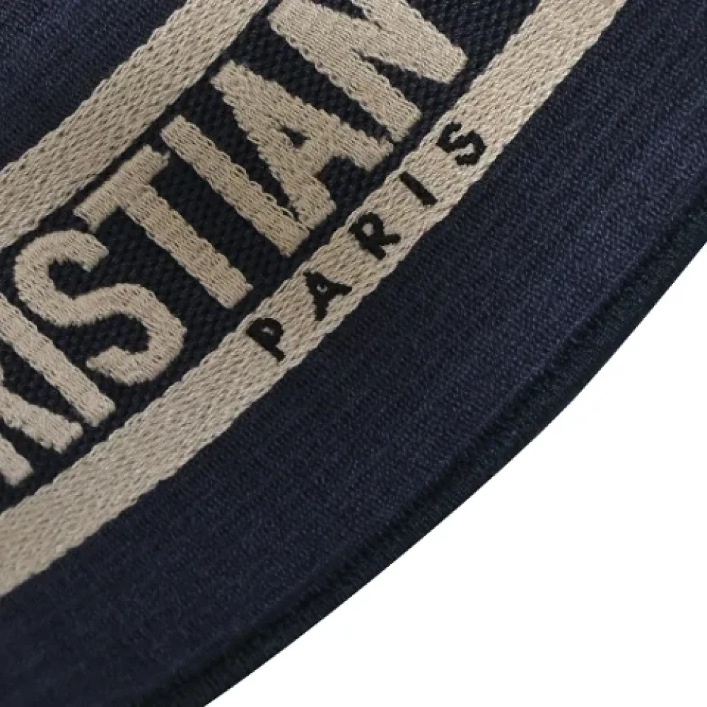 Dior Vintage Pre-owned Cotton hair-accessories Blue Dames