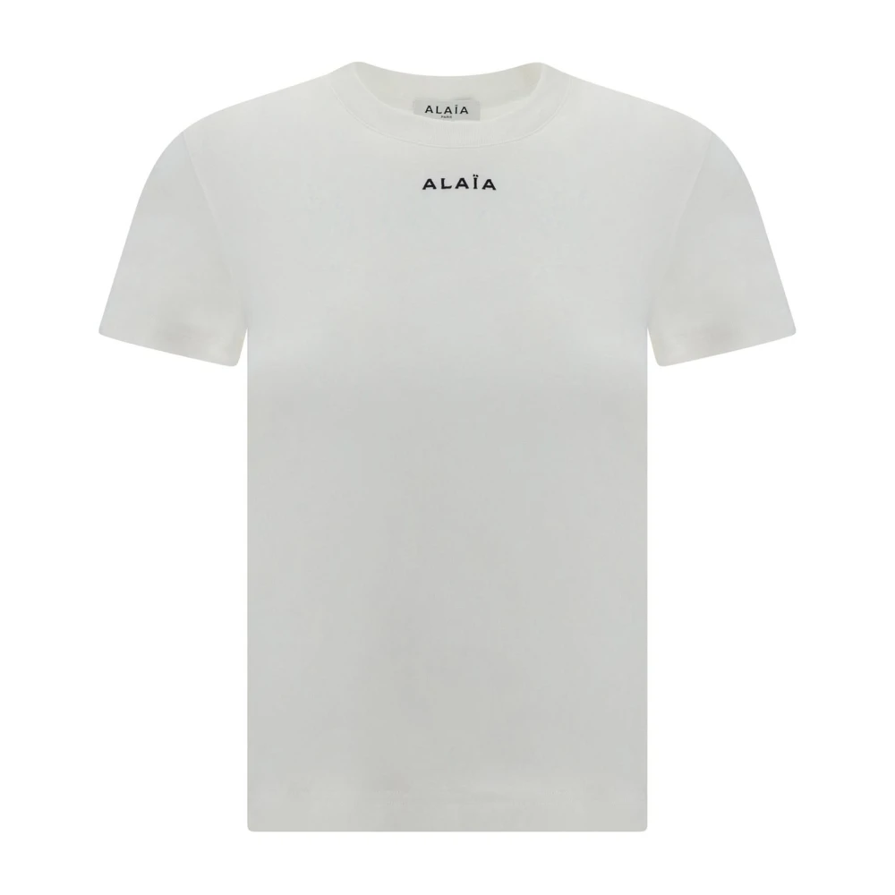 Alaïa Katoenen T-shirt White Dames