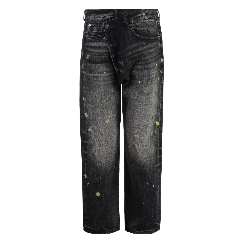R13 Straight-leg Jeans Black Dames