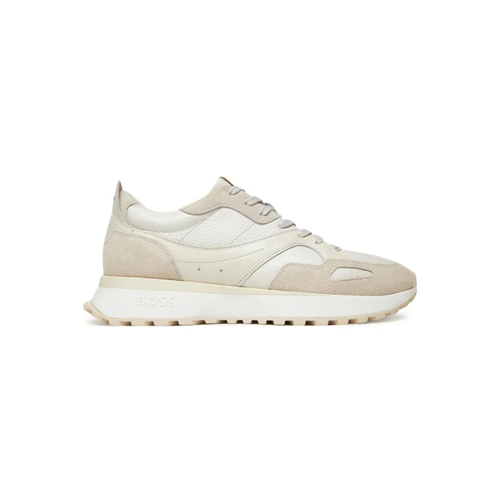 Hugo Men's White Sneakers, 7 Uk, Jonah Runn Sneaker
