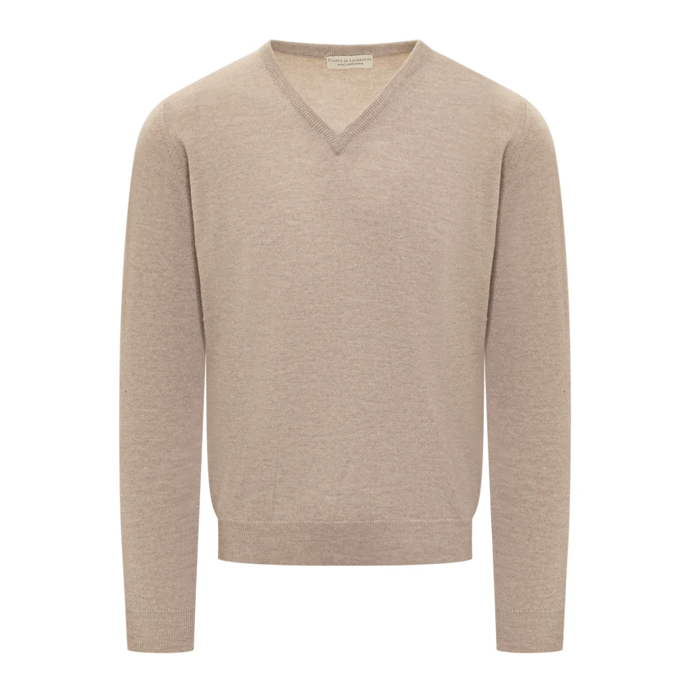 Knitwear > V-neck Knitwear - - Filippo De Laurentiis - Modalova