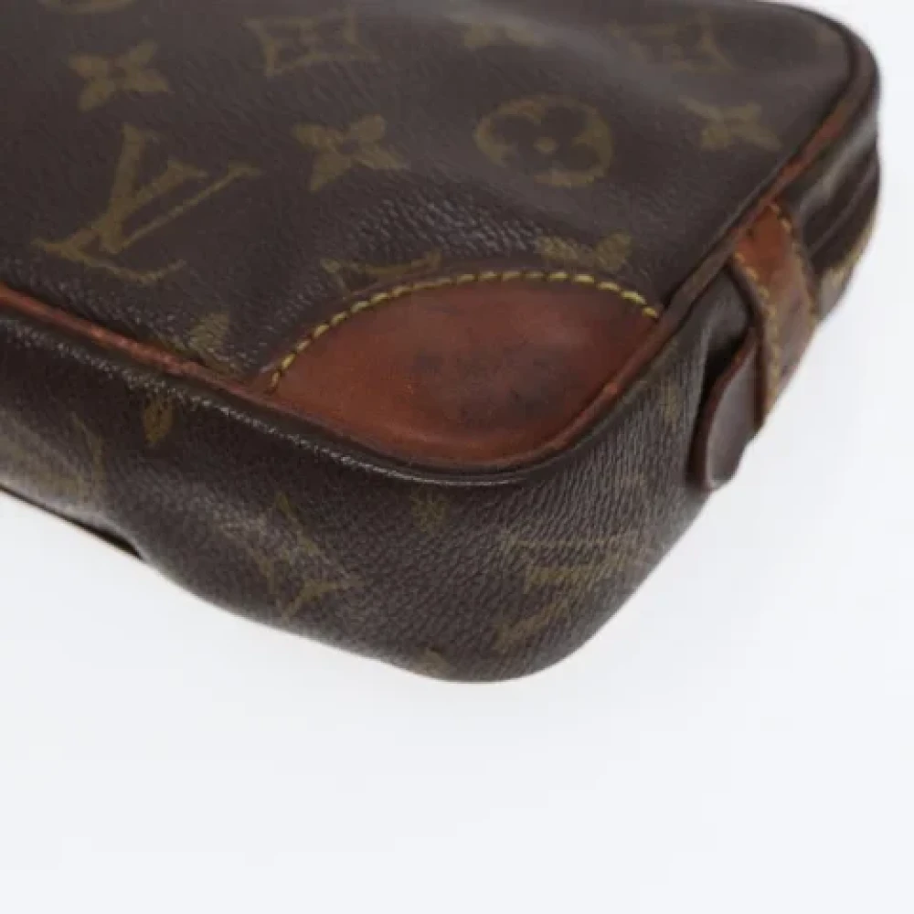 Louis Vuitton Vintage Pre-owned Canvas clutches Brown Dames