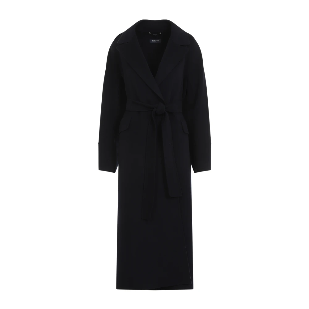 Max Mara Donkerblauwe Winter Malika Jas Black Dames