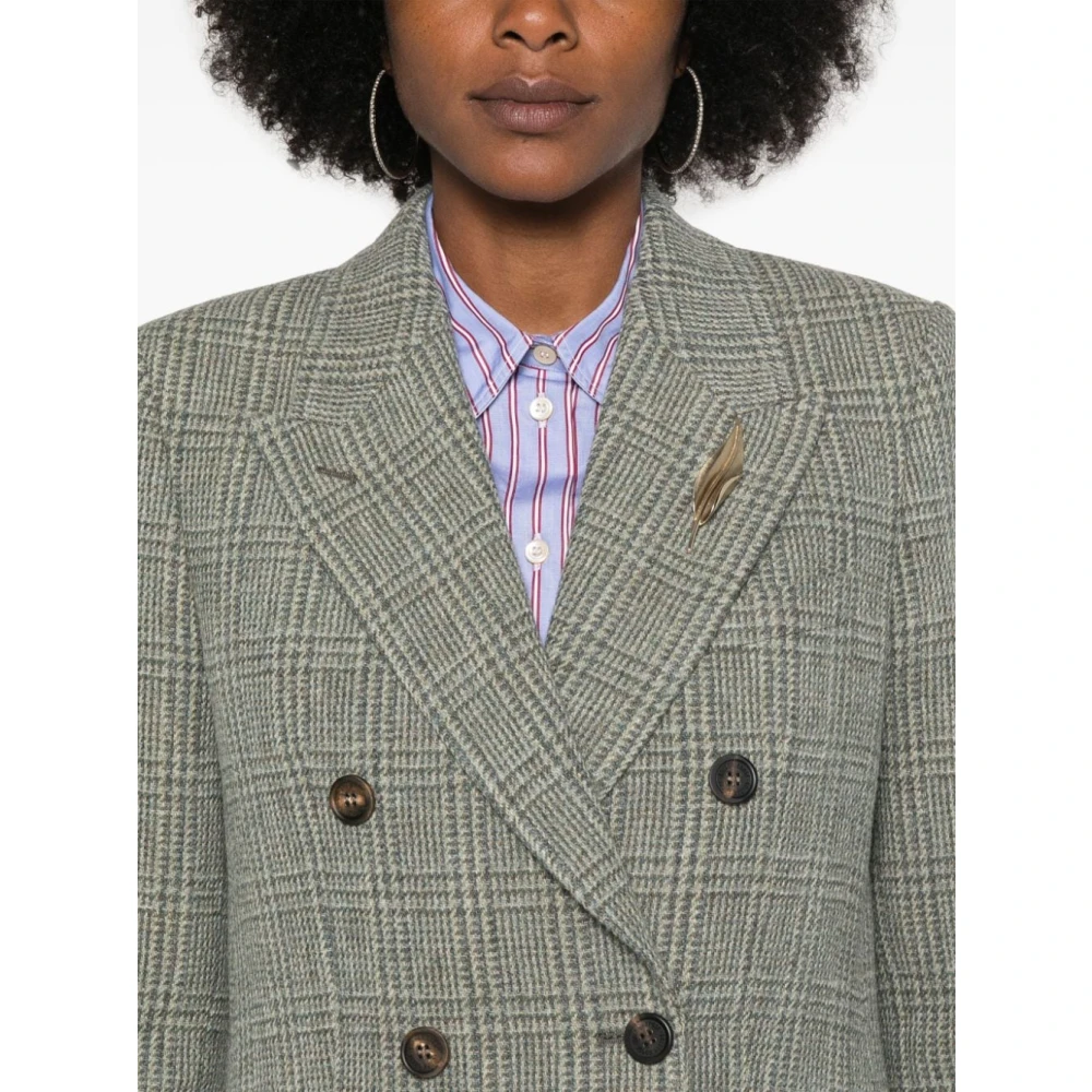 Golden Goose Grijze wollen blazer Gray Dames