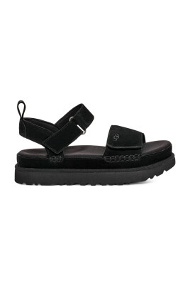 sorte-flade-sandaler-goldenstar