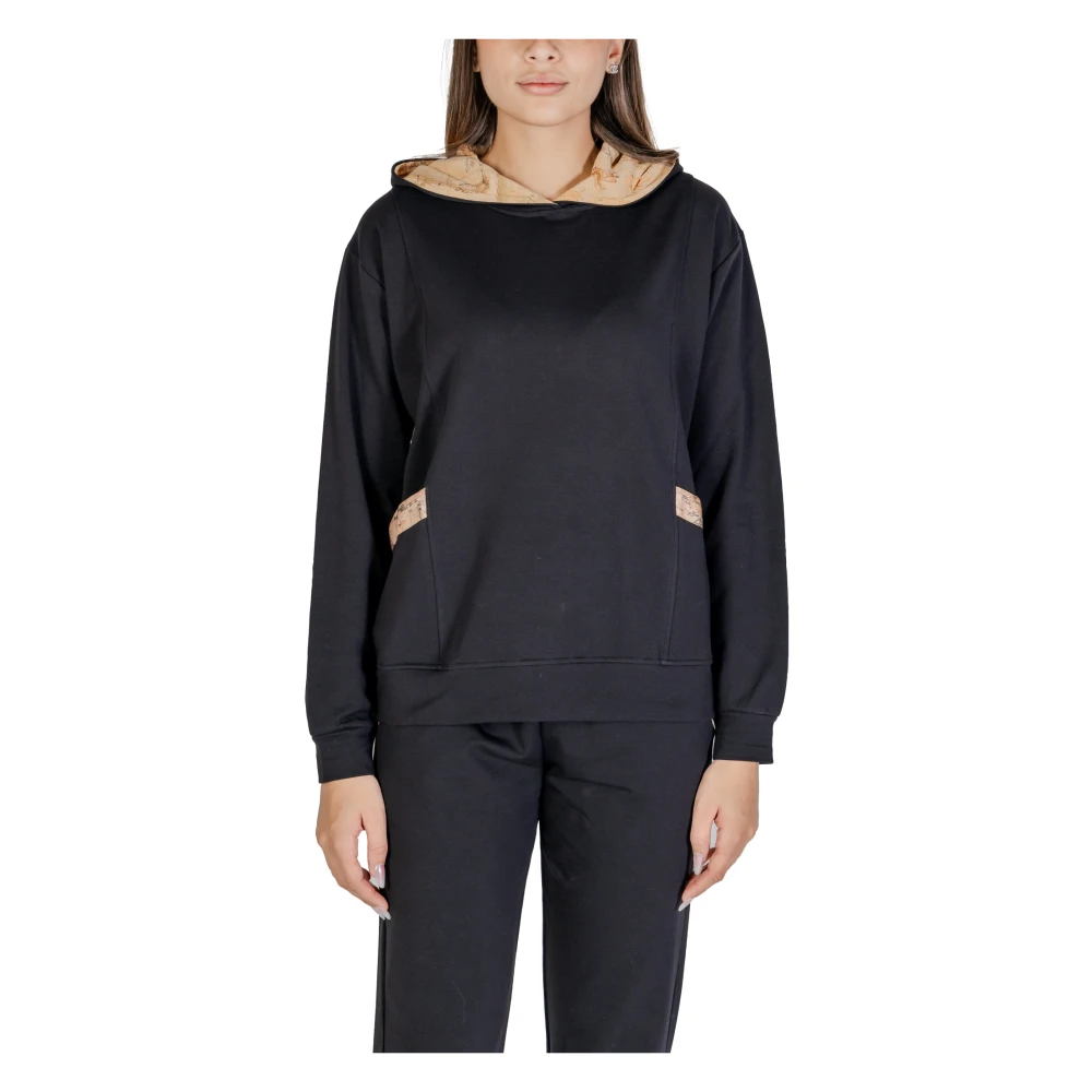 Alviero Martini 1a Classe Dames Sweatshirt Herfst Winter Collectie Black Dames