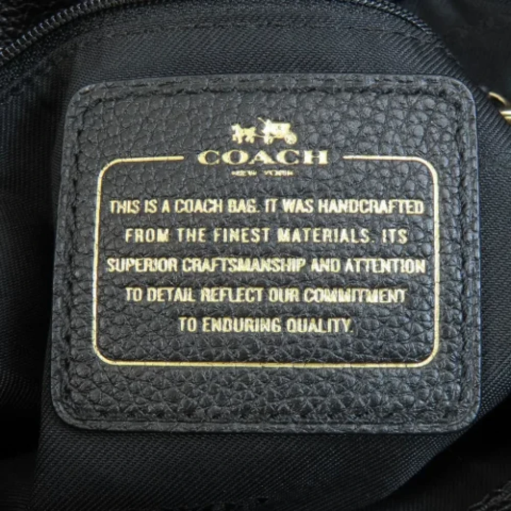 Coach Pre-owned Leather totes Black Dames