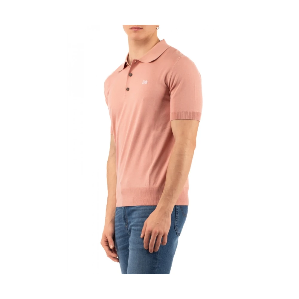 Dsquared2 Stijlvolle Polo Shirt Pink Heren