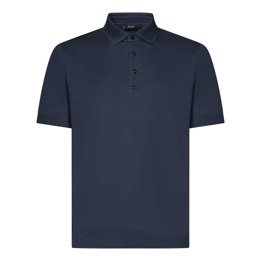 Herno - Tops > Polo Shirts - Blue - Herno - Modalova