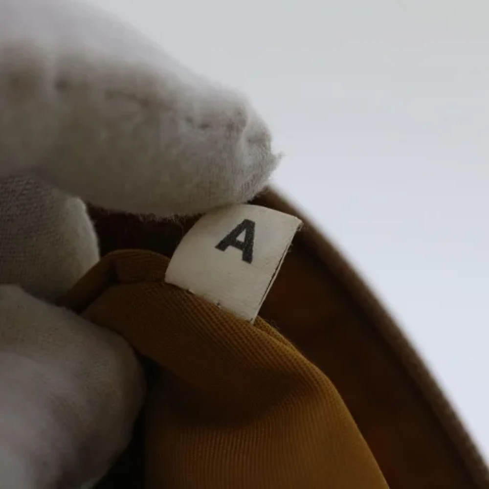 Prada Vintage Pre-owned Canvas prada-bags Orange Dames