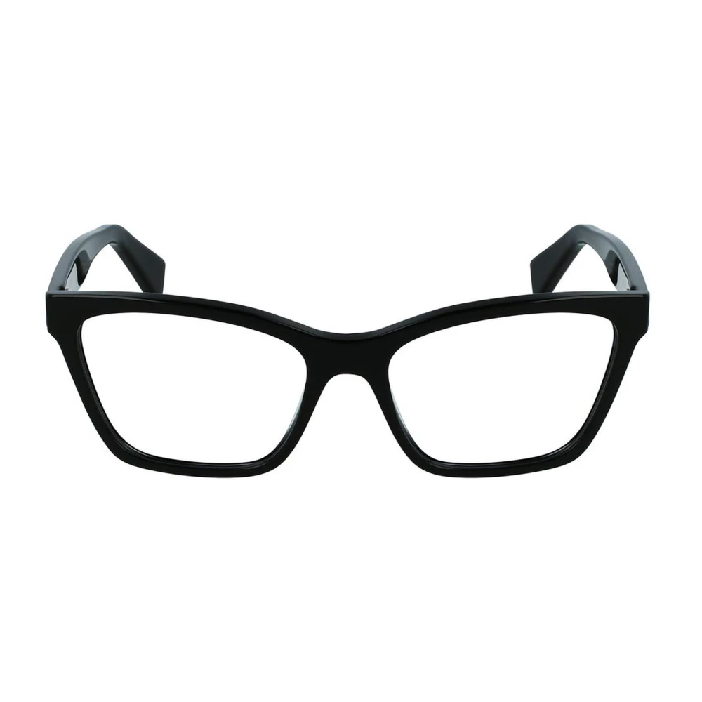 Lanvin Stijlvol Zwart Acetaat Frame Bril Black Dames