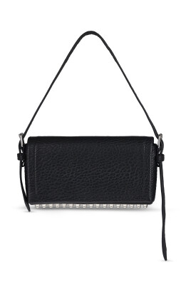 black-slim-flap-bag
