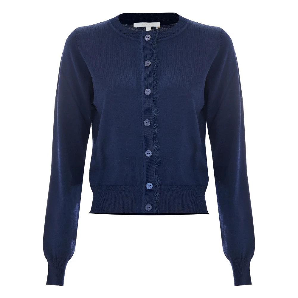 Kocca Stijlvolle Cardigans voor elke gelegenheid Blue Dames