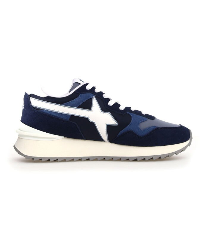 sneakers-bleues-en-daim-et-tissu-technique