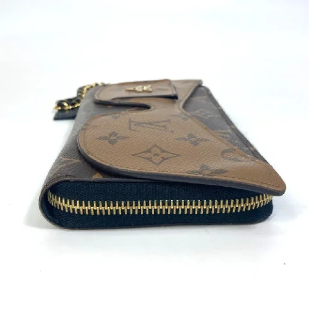 Louis Vuitton Vintage Pre-owned Fabric wallets Brown Dames