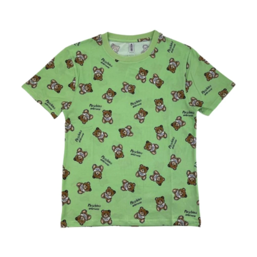 Moschino Heren Underbear Toy T-shirt Green Heren